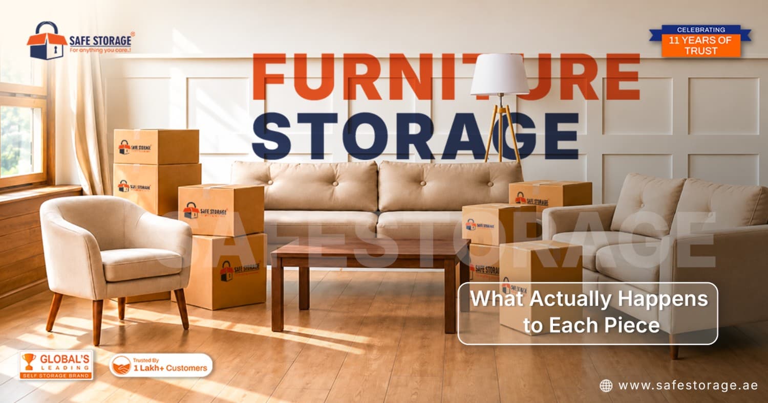 Furniture Storage Dubai: What Actually Happens to Each Piece