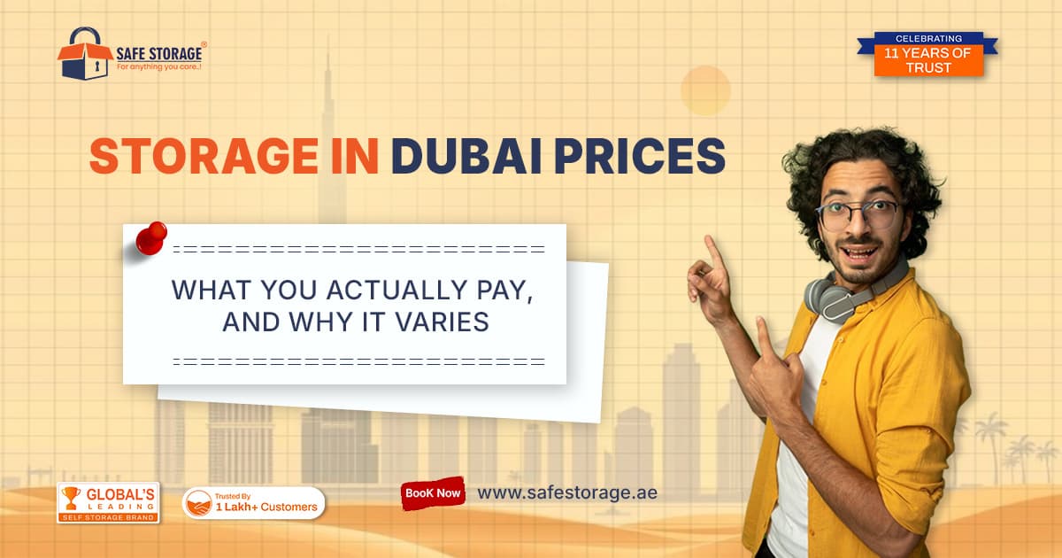 Storage in Dubai Prices: What You Actually Pay, and Why It Varies