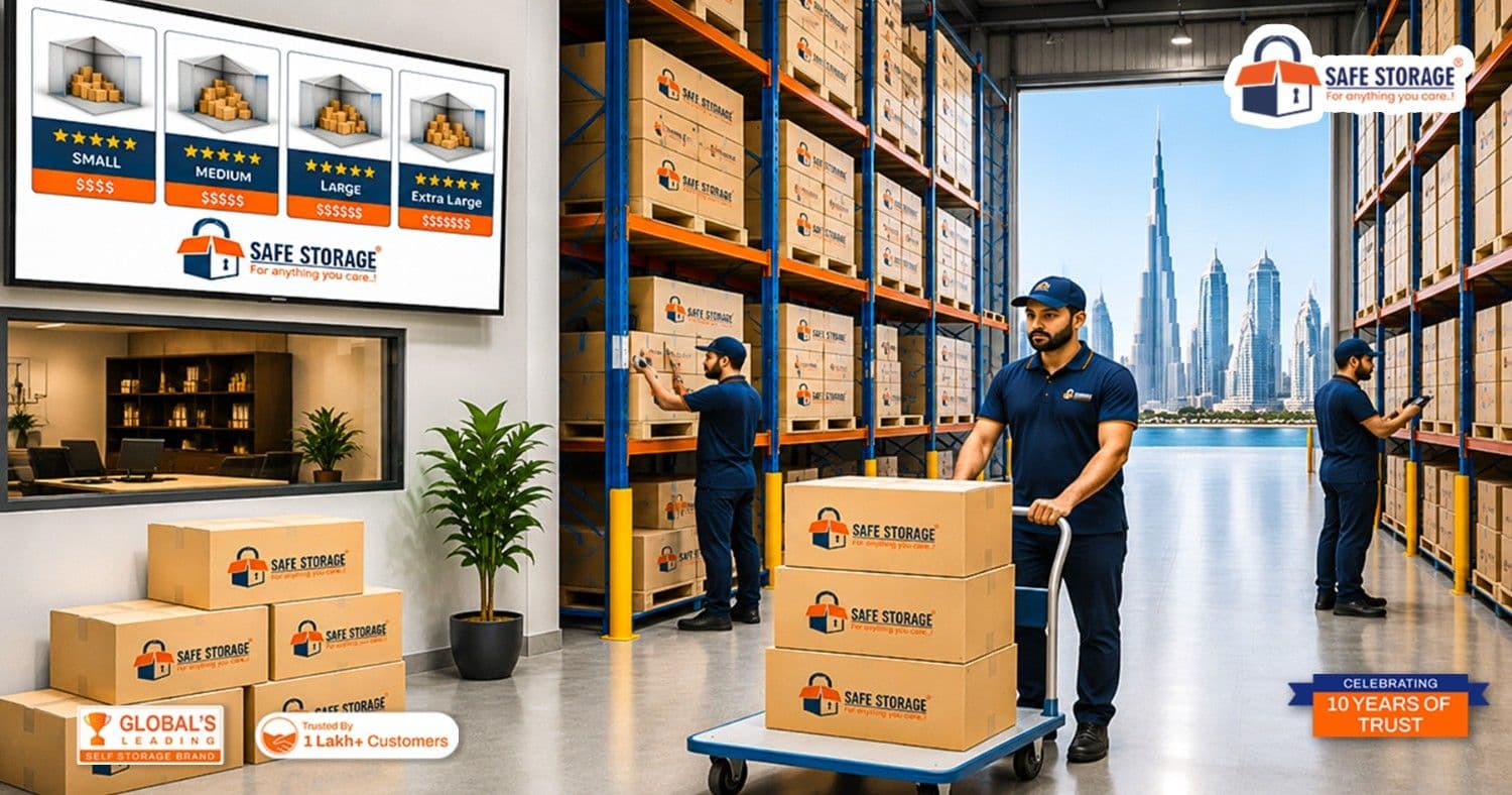 Looking for a Storage Room in Dubai? Compare Sizes and Monthly Rates
