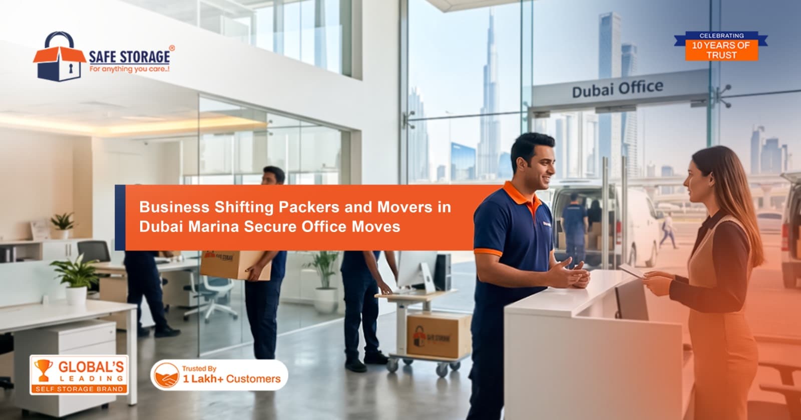 Business Shifting Packers and Movers in Dubai Marina: Secure Office Moves