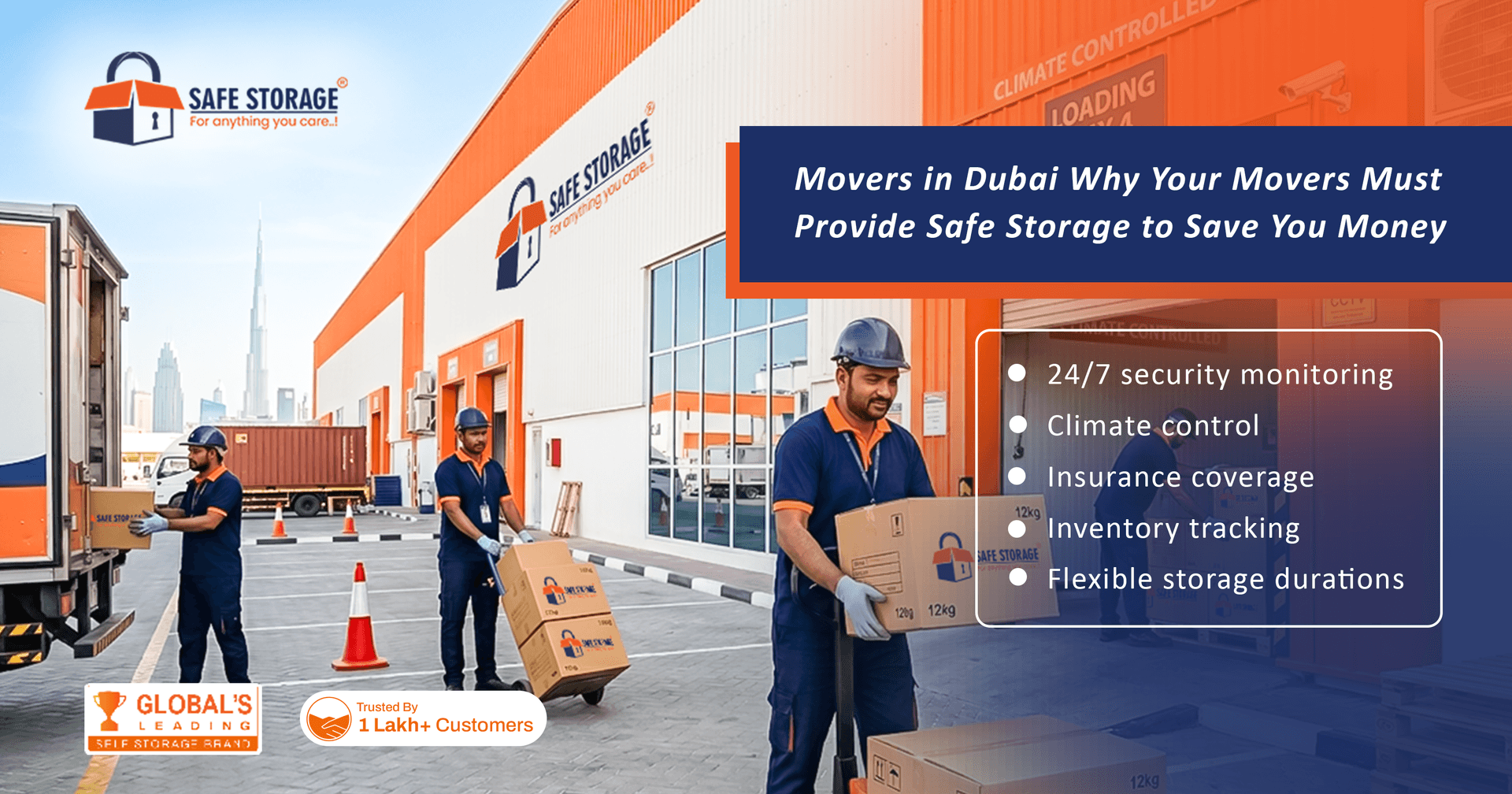 Movers in Dubai: Why Your Movers Must Provide Safe Storage to Save You Money