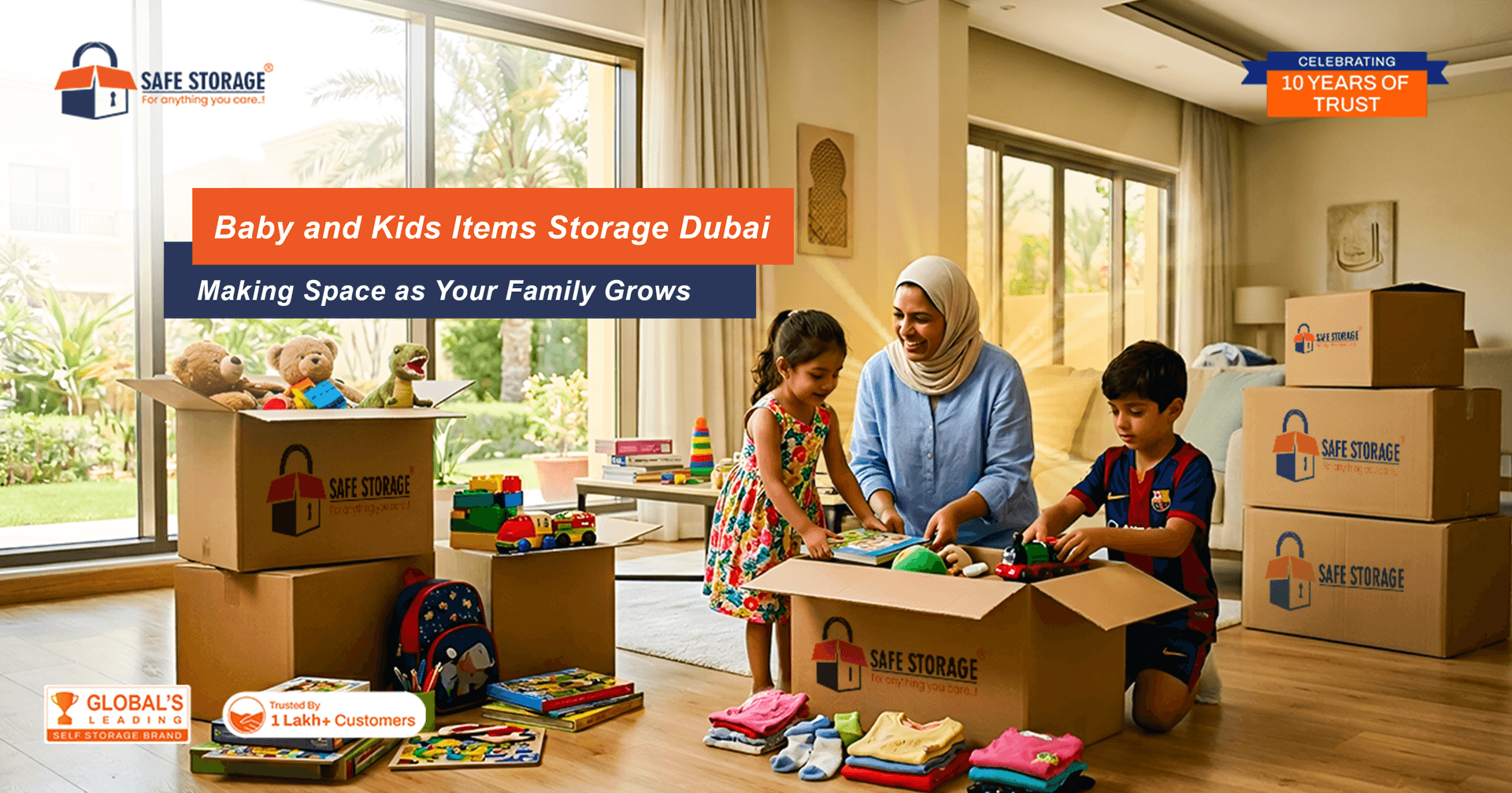 Baby and Kids Items Storage Dubai: Making Space as Your Family Grows