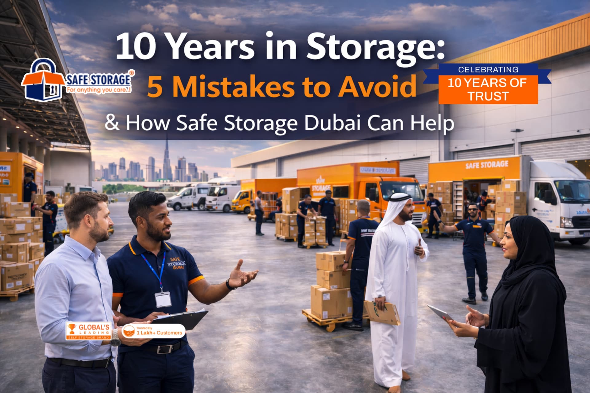 10 Years in Storage: 5 Mistakes to Avoid & How Safe Storage Dubai Can Help