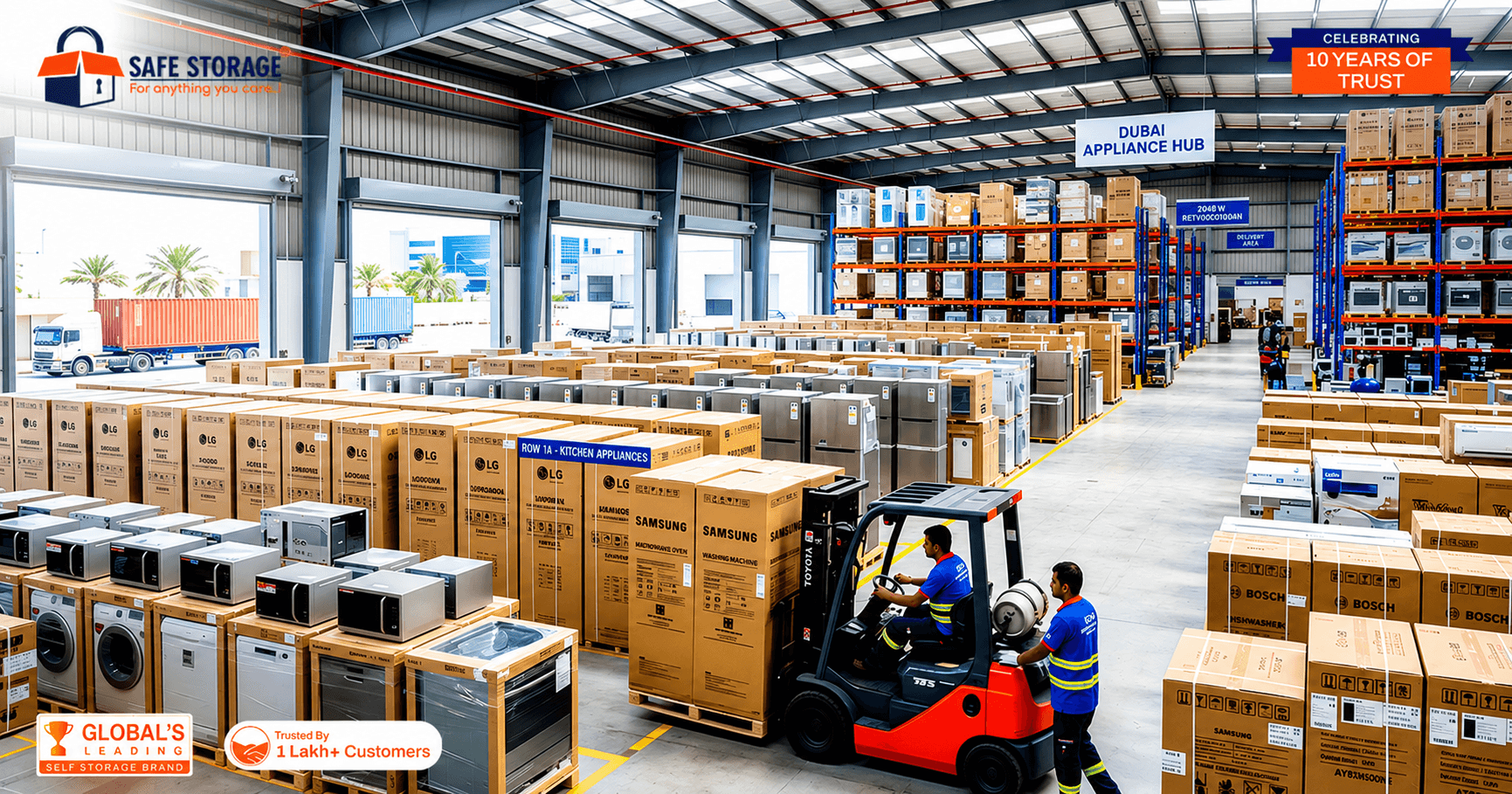 Home Appliance Storage Dubai: Climate-Controlled Storage Units for Fridges and Washing Machines