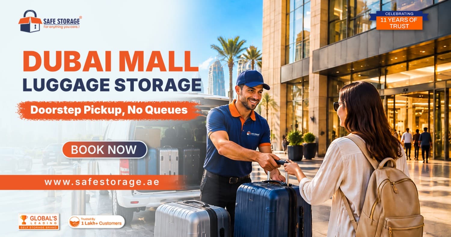 Dubai Mall Luggage Storage: Doorstep Pickup, No Queues