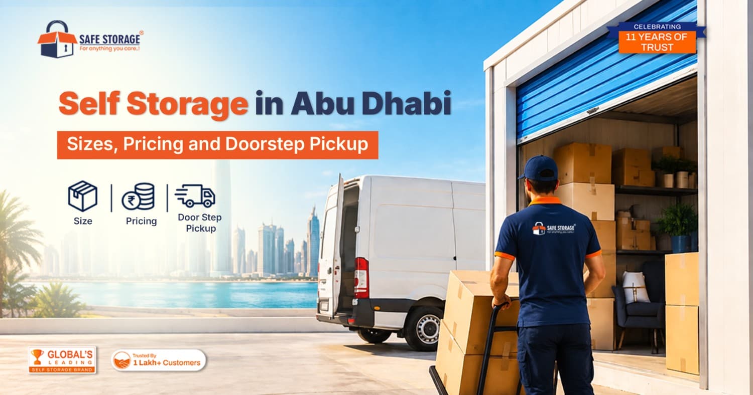 Self Storage in Abu Dhabi: Sizes, Pricing and Doorstep Pickup