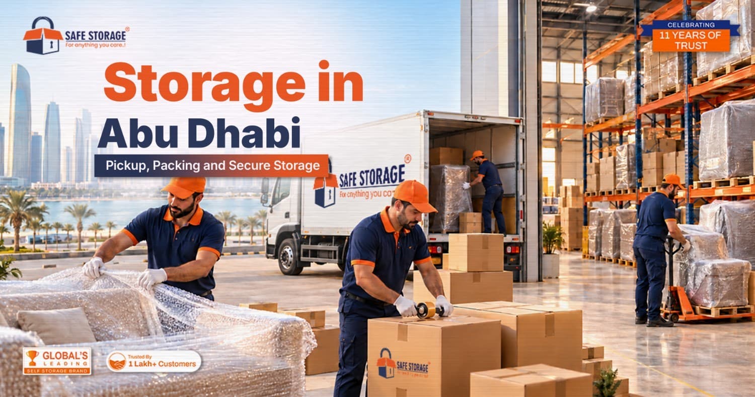 Storage in Abu Dhabi: Pickup, Packing and Secure Storage
