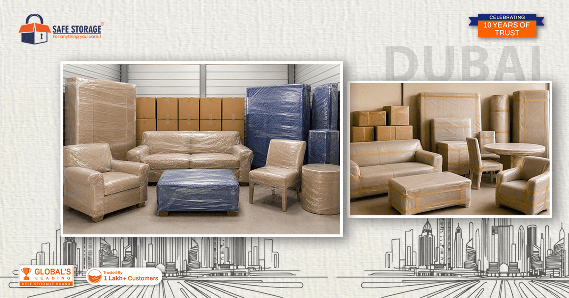 How to Pack Furniture for Long-Term Storage in Dubai's Climate