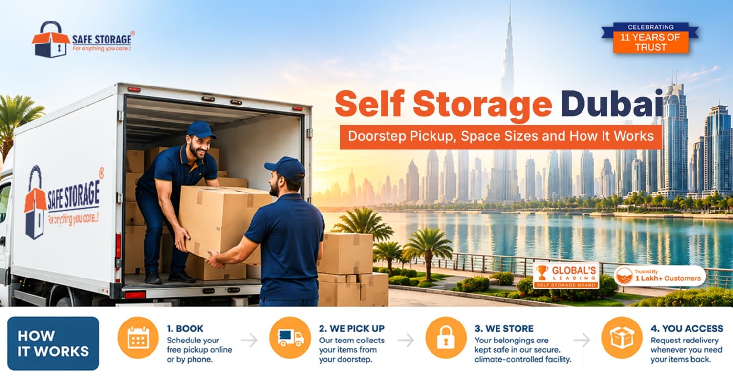 Self Storage Dubai: Doorstep Pickup, Space Sizes and How It Works