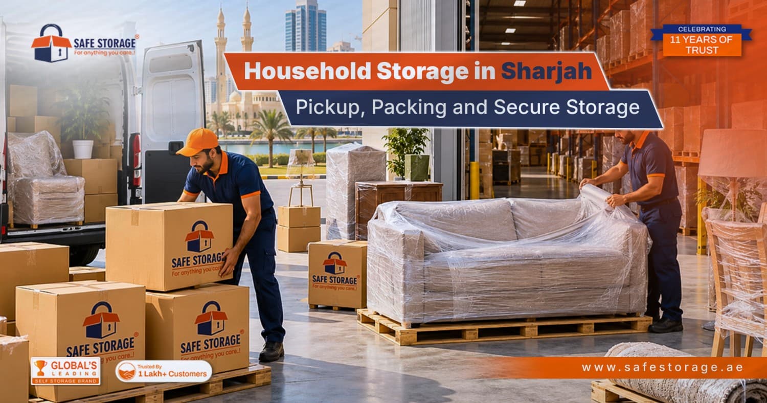 Household Storage in Sharjah: Pickup, Packing and Secure Storage