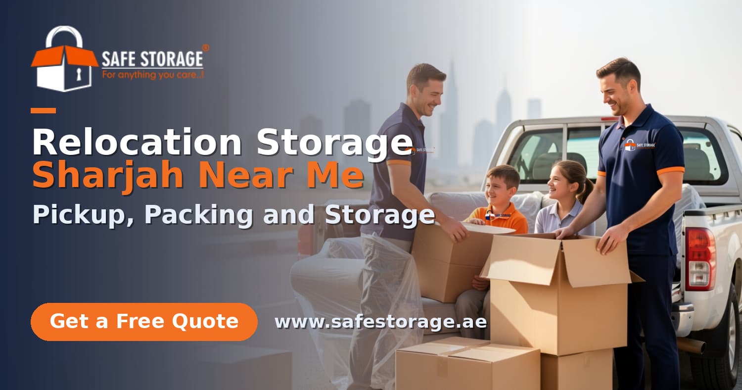 Relocation Storage Sharjah Near Me: Pickup, Packing and Storage