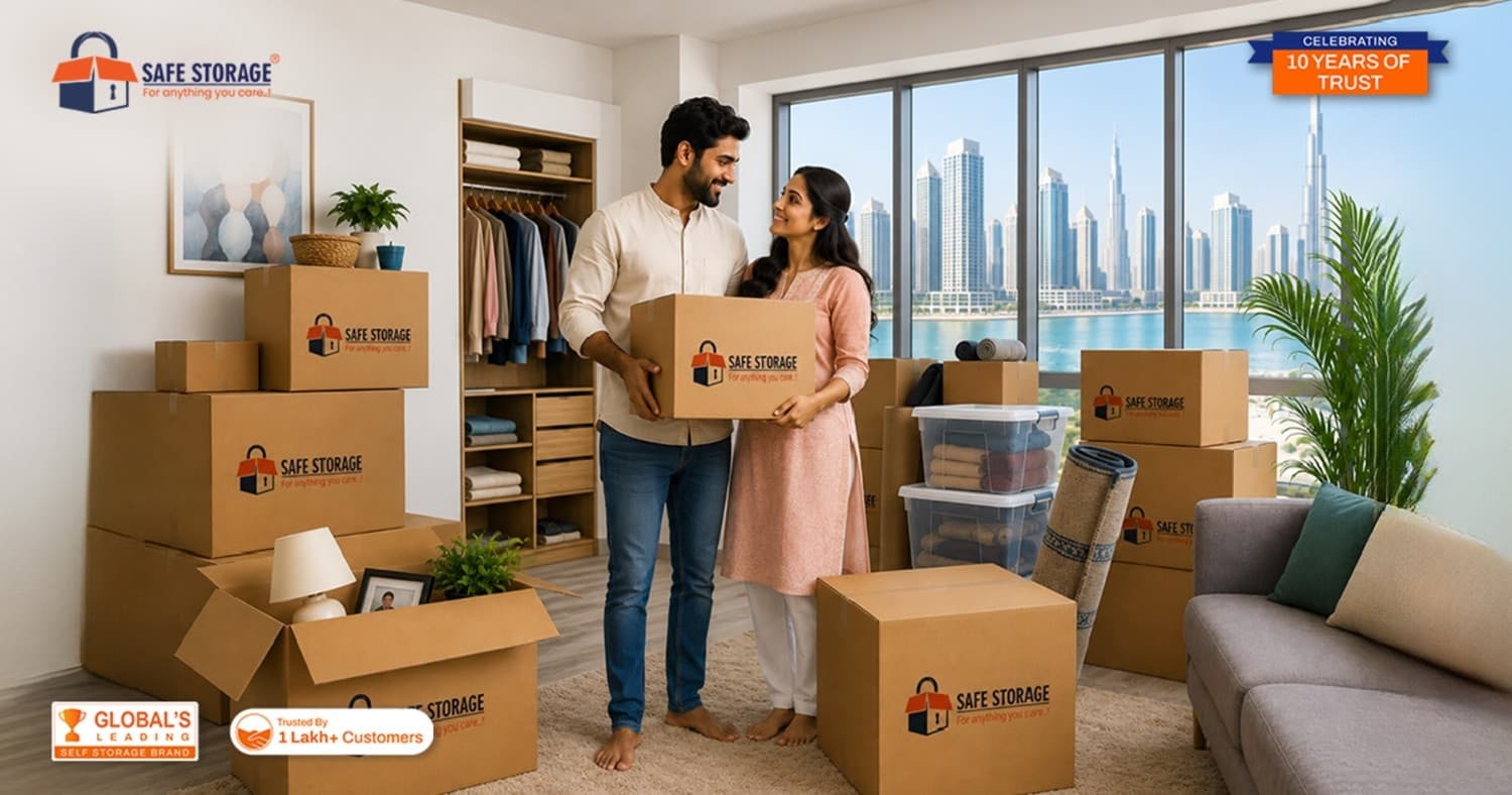 Personal Storage Dubai for Newlyweds Merging Two Households